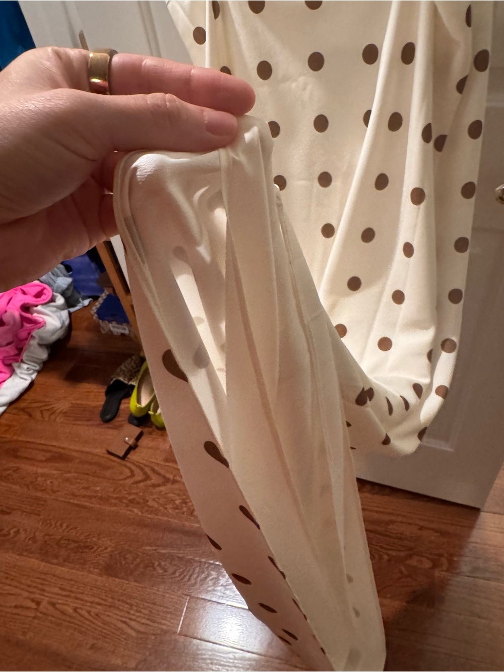 NEVER WORN - Jenni Kayne Polka Dot Slip Dress - Picture 5 of 5